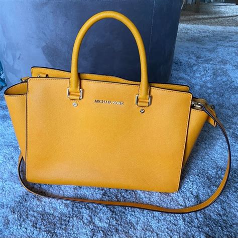 michael kors mustard purse|michael kors purses outlet.